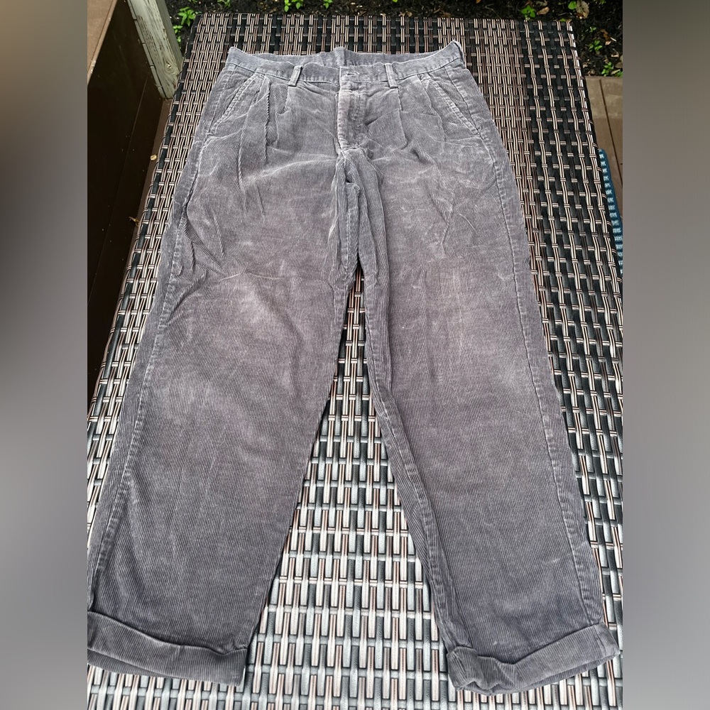 Club Room Corduroy Pants Gray Size 34x29
